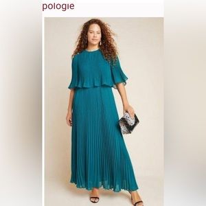 Anthropologie Corey Lynn Calter Pleated Maxi Dress